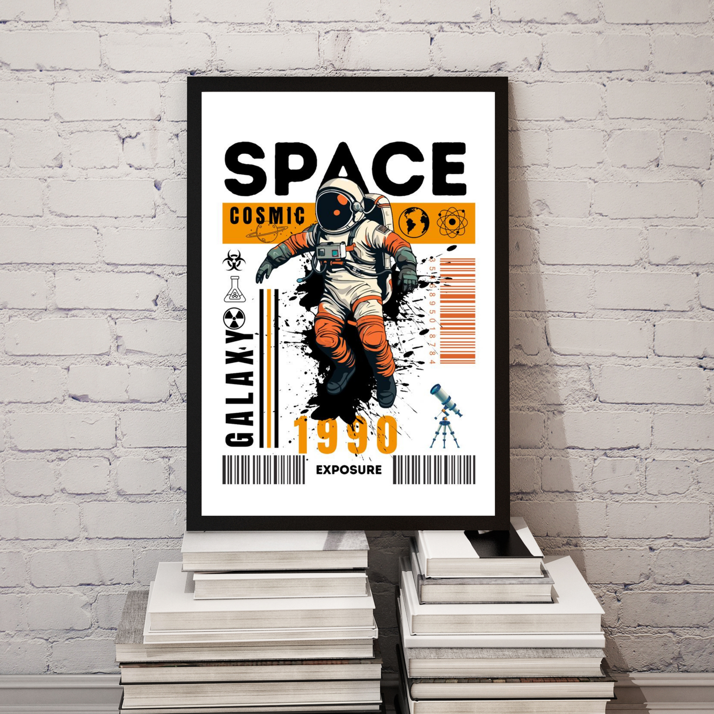 Cosmic Galaxy Astronaut Frame (1990)