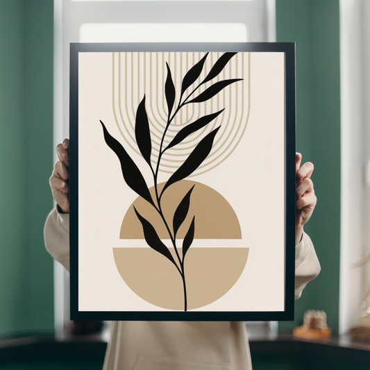 Minimalist Botanical Arch Frame