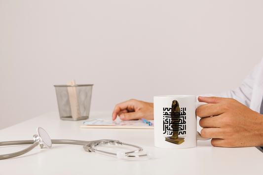 Grand Egyptian Museum - Pharaonic Kufic Calligraphy Mug