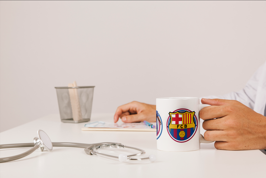 Classic FC Barcelona Crest Mug