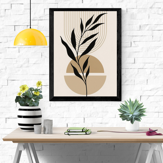 Minimalist Botanical Arch Frame