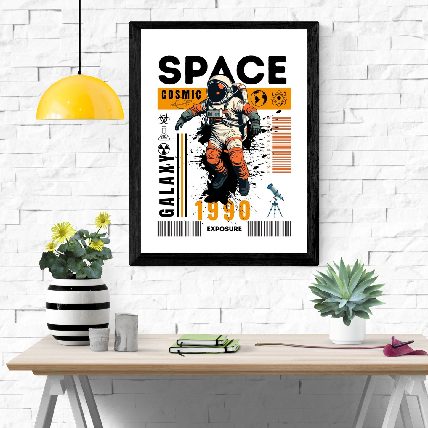 Cosmic Galaxy Astronaut Frame (1990)