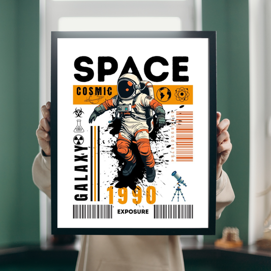 Cosmic Galaxy Astronaut Frame (1990)