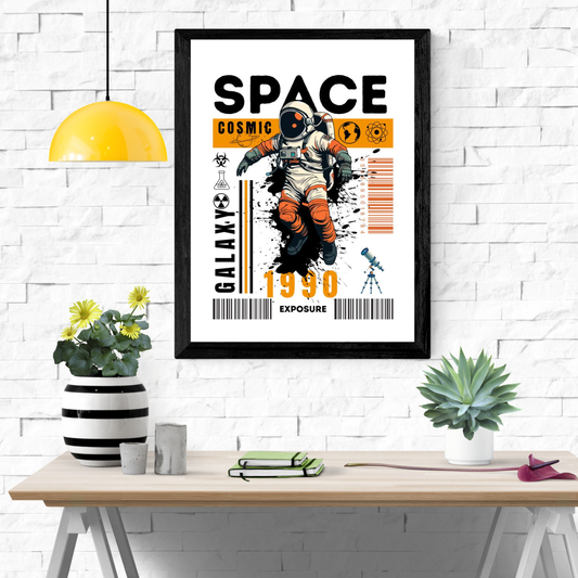 Cosmic Galaxy Astronaut Frame (1990)
