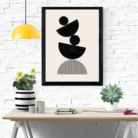 Abstract Geometric Balance Frame